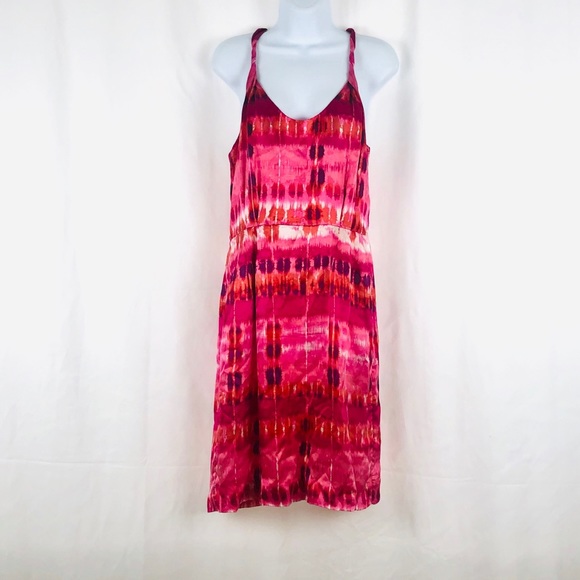 Banana Republic Dresses & Skirts - Banana Republic Silk twist strap dress pockets 6